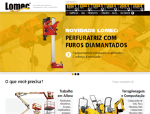 Tablet Screenshot of lomec.com.br